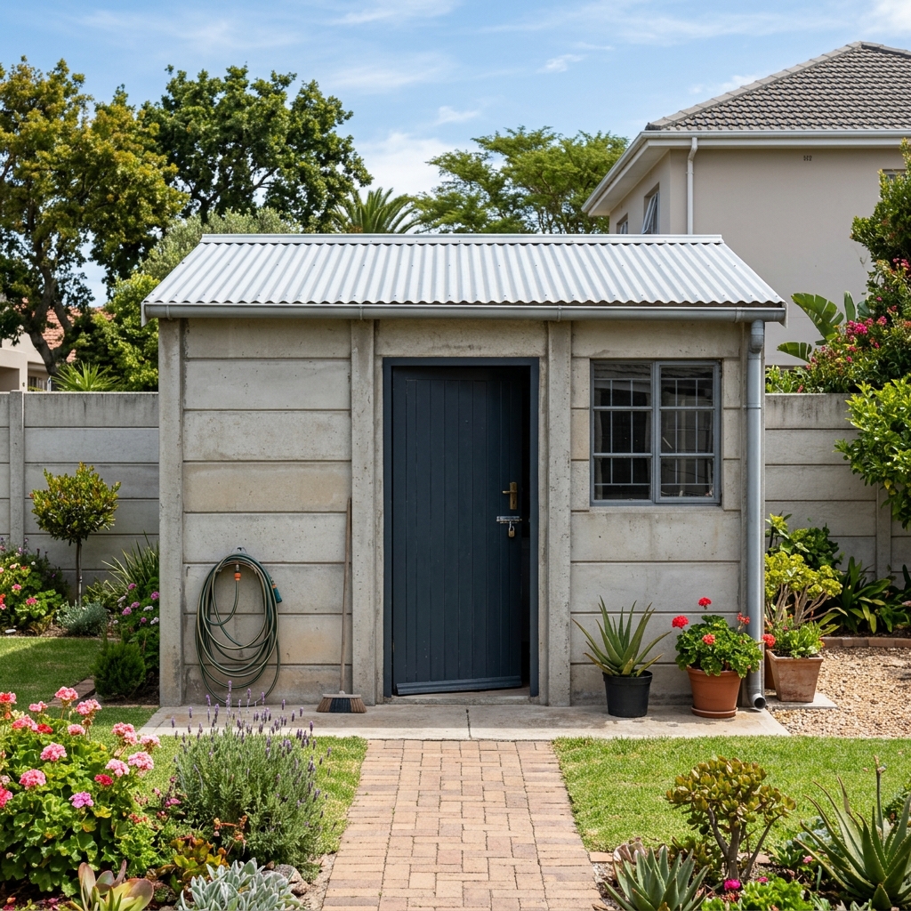 Precast house exterior, Thabo Work